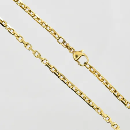 Kedja Ankar längd 49cm, bredd 3mm, 18K. Vikt: 21,9 g