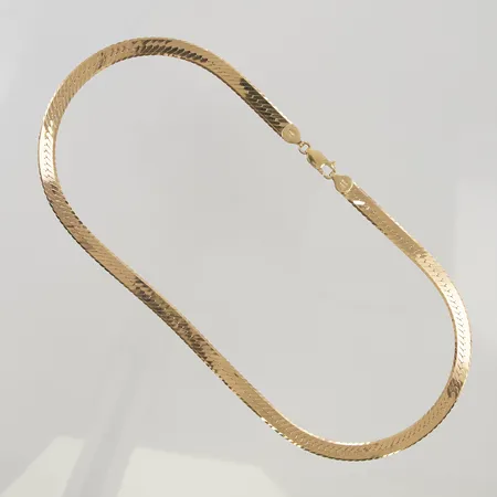 Collier 42cm bredd 11mm 18K 23,5g.
