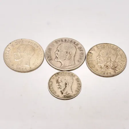 Mynt i silver, 800/1000, 52,12g.