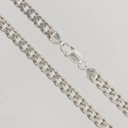 Kedja 47cm bredd 7mm, 925/1000 Silver 50,7g.