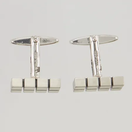 Ett par manschettknappar 20x10mm 925/1000 Silver 19,2g.
