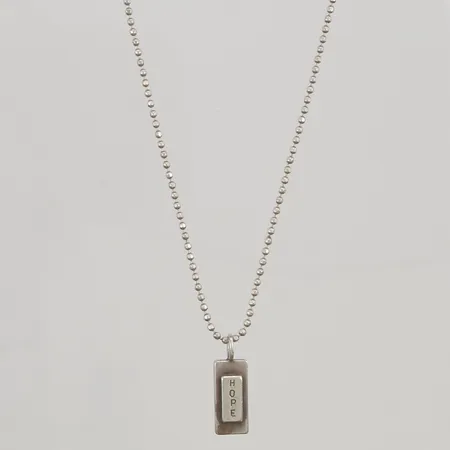 Collier Efva Attling "Hope", 48cm, defekt kedja, 925/1000 Silver 5,2g.