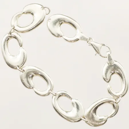 Armband längd 18,5cm, bredd 14mm defekt silver 925/1000 Vikt: 15,8 g