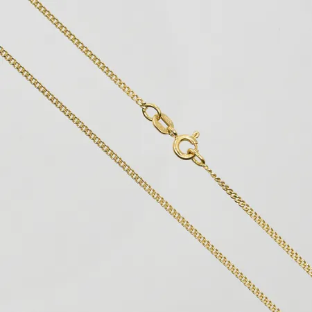 Kedja Pansar längd 44cm, bredd 1 mm, 18K. Vikt: 3,3 g