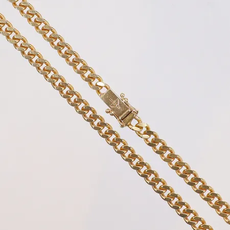 Halskedja Pansar, 43cm, bredd 5mm, balestra,  Vikt: 36,5 g