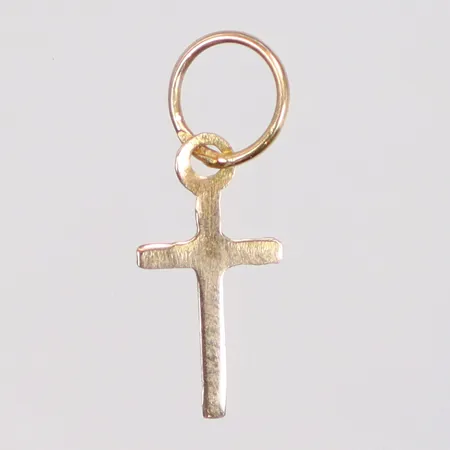 Hänge Kors 5x14mm (inklusive hängöglan) 18K Vikt: 0,1 g