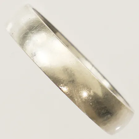 Ring slät stl:20¼ bredd 5mm, silver 925/1000 Vikt: 5,2 g