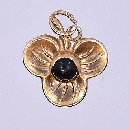 Hänge stl:16x13 mm 18K. Vikt: 0,5 g