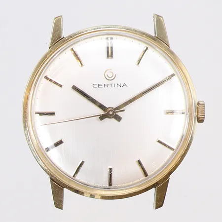 Herrur Certina, Ø34mm, manuell, refnr:5209124, serienr:952789, gravyr, saknar länk, 14K i boett, bruttovikt 24,5 Vikt: 24,5 g