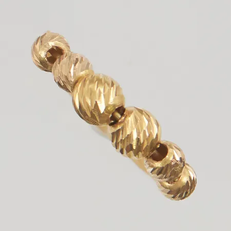 Ring stl:17½ bredd 5mm förminskningsmaterial, 18K 2,4g.