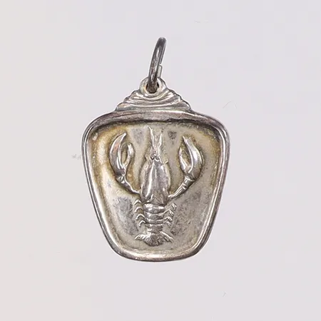 Hänge Alton Sjtärntecken: Kräftan 16x25mm silver 830/1000 Vikt: 2,6 g