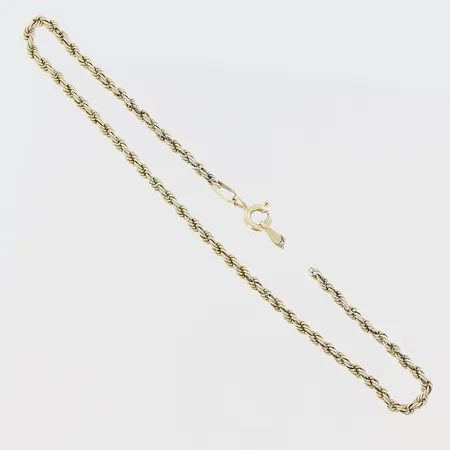 Armband Cordell längd: 19,5cm, bredd: 1,6mm, defekt, 18K. Vikt: 0,9 g