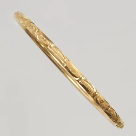 Armring, Ø64mm, bredd:4mm, dekor, 21K 7,7g.