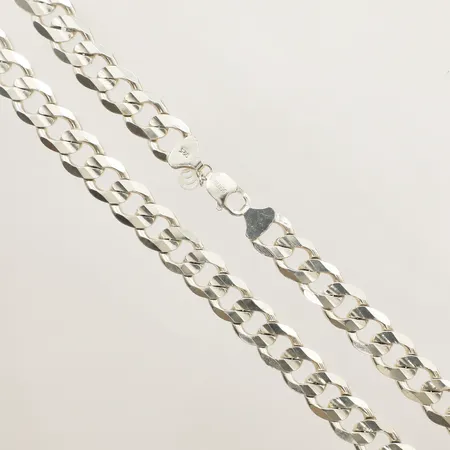 Kedja Pansar längd 48cm, bredd 12mm silver 925/1000 Vikt: 93,4 g