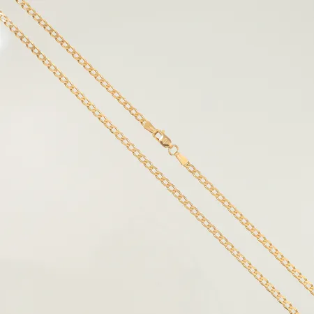 Halskedja Pansar längd ca 71cm, bredd 3mm, 18K, 12,3g Vikt: 12,3 g
