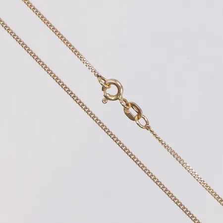 Kedja Pansar 40,5cm bredd 1mm Balestra 18K Vikt: 2,5 g