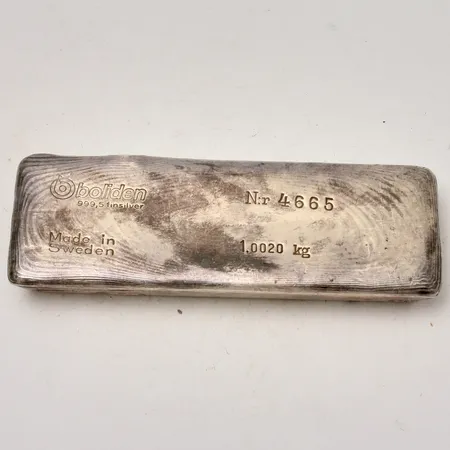 Silvertacka, Boliden, nr:4665, 999/1000, 1002g.