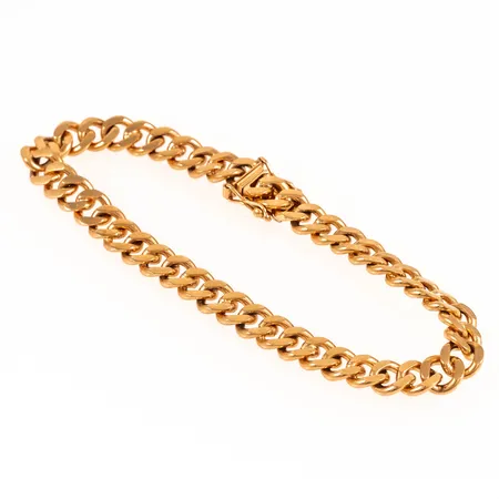 Armband Pansar längd 18,5 cm bredd 6,5 mm 21,8g 18K. 