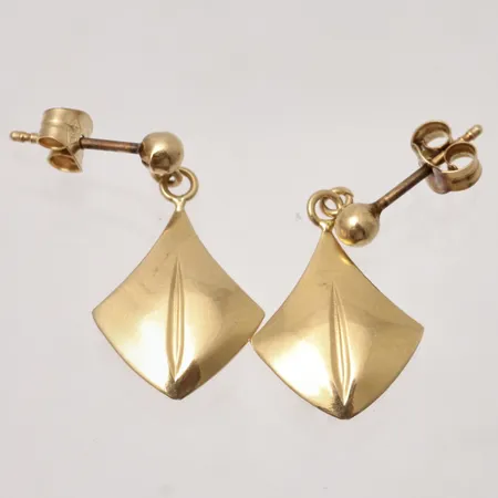 Örhängen mått 11,9x21,3mm, 18K, 1,21g.