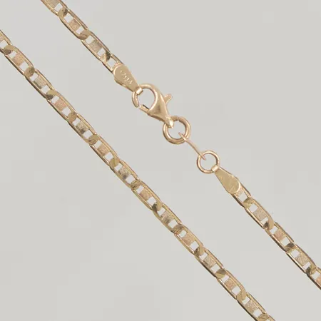 Kedja 41cm bredd 3mm 18K 6,6g.