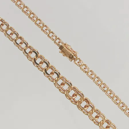 Collier Bismarck 49cm bredd 4-6mm 18K 15,5g.
