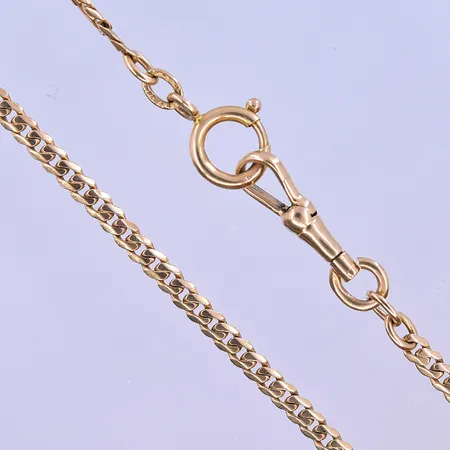 Fickur kedja längd 41,5 cm, bredd 3 mm 18K. Vikt: 11,7 g