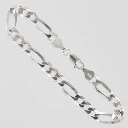Armband Figaro längd: ca 17cm bredd: ca 6mm 925/1000 silver  Vikt: 5,9 g