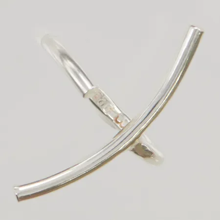 Ring stl:18½ bredd 34mm stämplad am, 925/1000 Silver 4,6g.