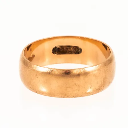 Ring slät stl:17½ bredd 6,2mm, 14K 4,4g.
