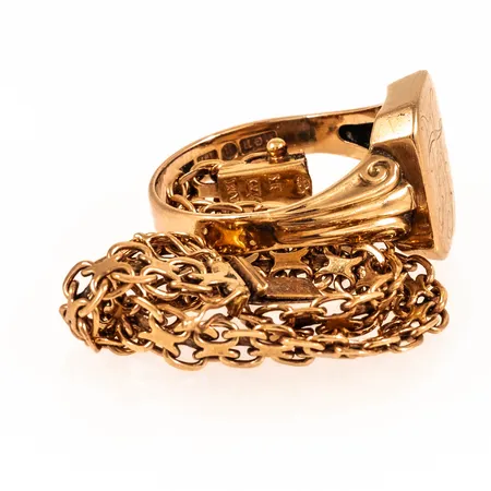Diverse defekt guld 18K 12,4g. 