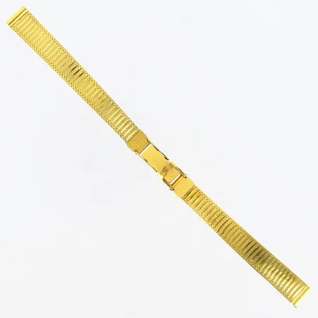 Klocklänk längd: 13,5-14cm, bredd:6,5-8mm 18K Vikt: 16,1 g
