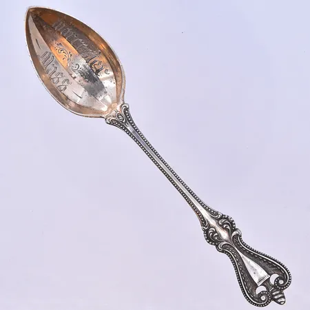 Sked längd 14,5 cm silver 925/1000. Vikt: 26,1 g