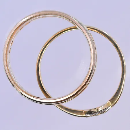 Diverse guld, 18K. Vikt: 9,3 g