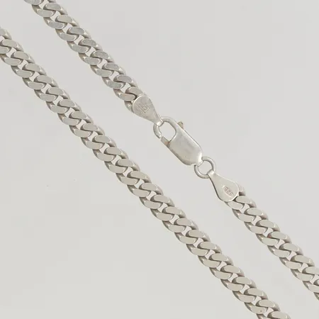 Kedja pansar 45cm bredd 5cm 925/1000 Silver 27,1g.