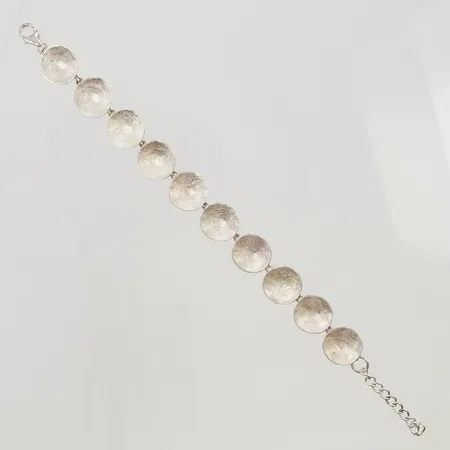 Armband 17,5-20cm bredd 14mm 925/1000 Silver 15,3g.