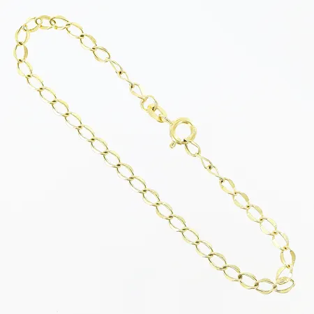 Armband Pansar längd: 17,5mm, bredd: 3,2mm, defekter, 18K. Vikt: 1,2 g