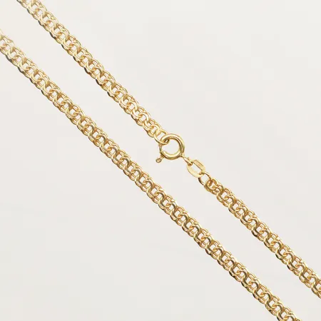 Collier Bismarck längd 47cm, bredd 4,2mm, 18K Vikt: 15,7 g