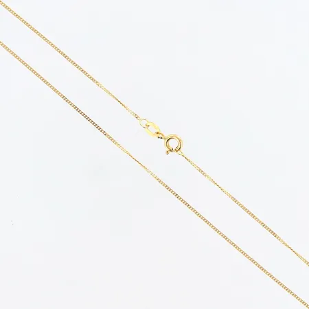 Kedja Pansar 42cm GHA, bredd: 1mm, 18K Vikt: 1,6 g