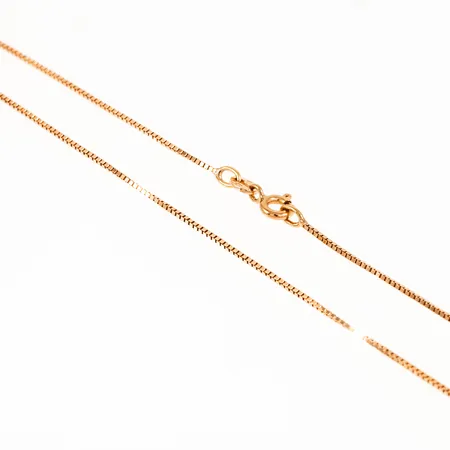 Kedja Venezia längd 42cm bredd 0,8mm, fint skick, 18K 2,5g.