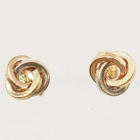 Ett par Örhängen trefärgad Ø6,5mm 18K Vikt: 0,7 g