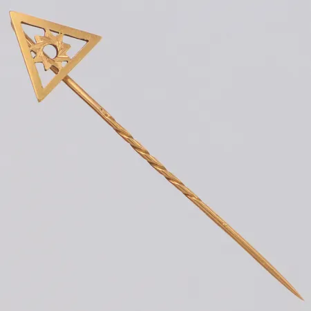 Kragnål, längd 50mm, bredd 7mm, 18K Vikt: 1 g