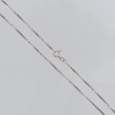 Kedja Venezia vitguld längd 42,5cm bredd 1,3mm, kattfot, 18K Vikt: 5 g