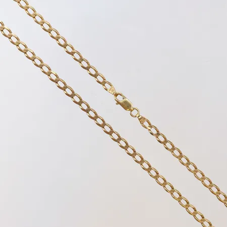 Kedja manglad Pansar 47,5mm bredd 3mm 18K Vikt: 11,2 g