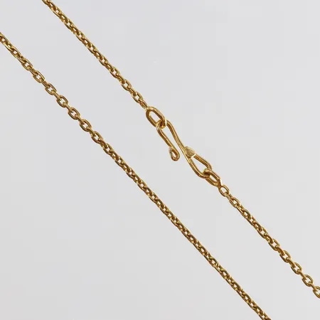Kedja Ankar längd 40cm bredd 1mm 22K. Vikt: 5,3 g