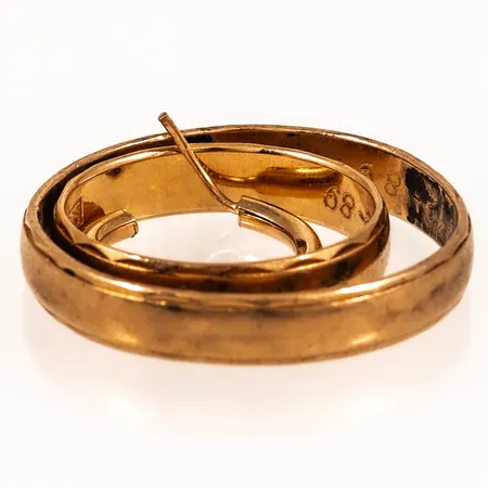 Diverse defekt/graverat guld 18K 6,4g.