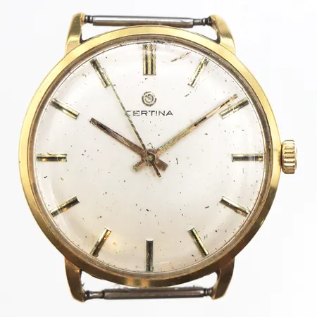 Herrur Certina 18K, numrerad 287583, graverad, inga tillbehör.