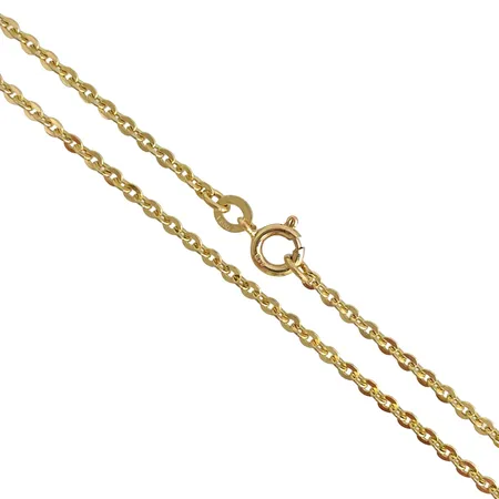 Halskedja Ankarlänk i 8K guld (333/1000), längd 81,0 cm, bredd 2 mm, fint skick Vikt: 6,7 g