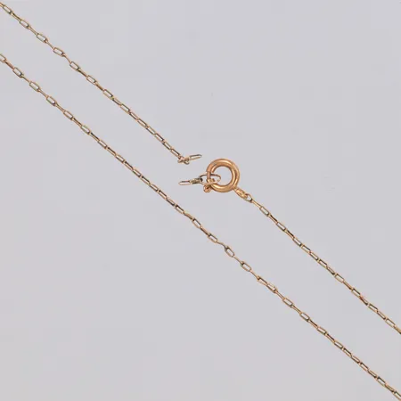 Kedja defekt 14K, lås i 18K. Vikt: 1,3 g