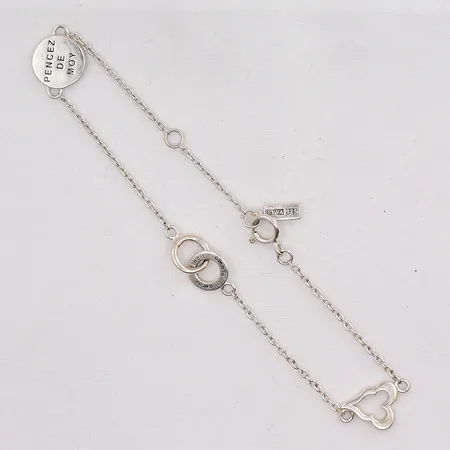 Armband Mini Love Efva Attling längd 18-20cm silver 925/1000 Vikt: 3,6 g