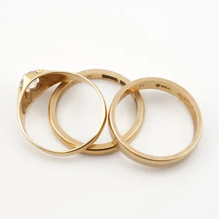 Diverse guld, 18k Vikt: 8,6 g